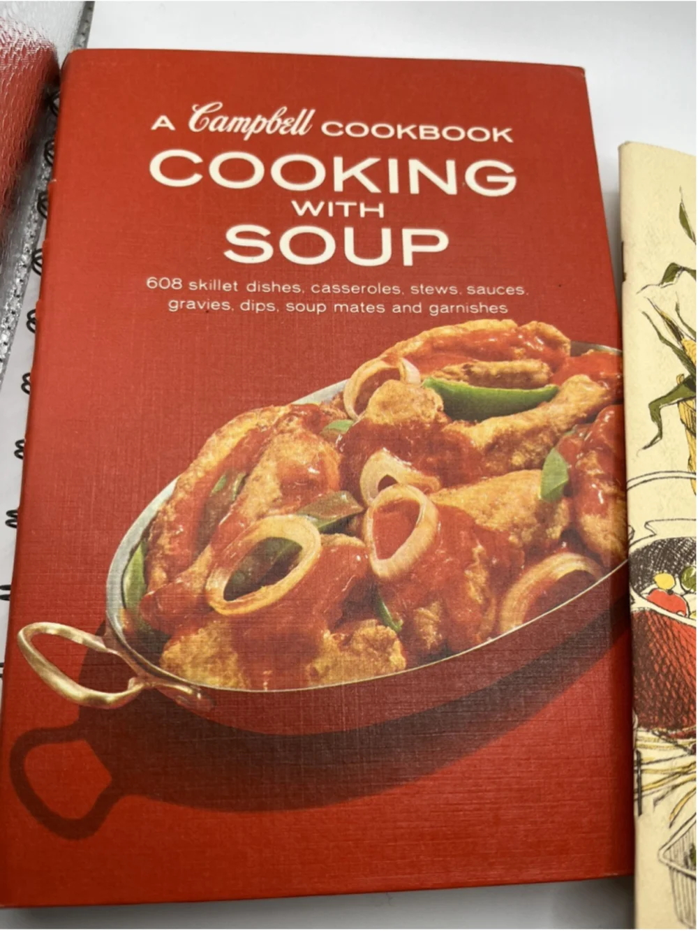 Vintage Campbell Cookbook Cooking With Soup Spiral Bound 608 Recipes Illustrated